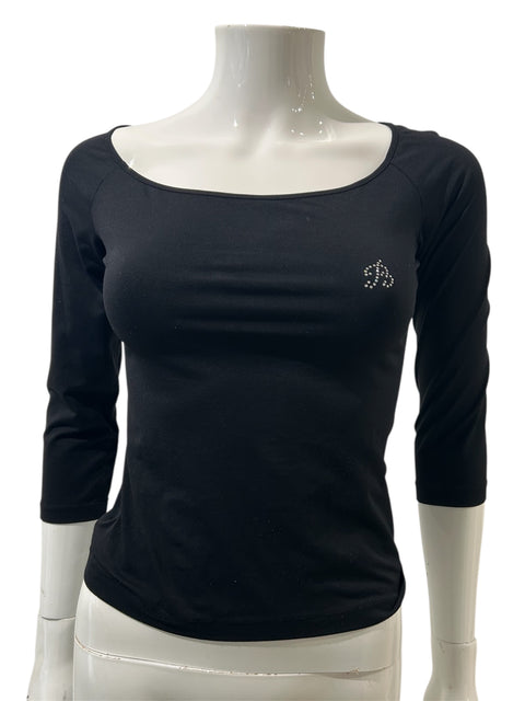 Blumarine Black long Sleeve Top