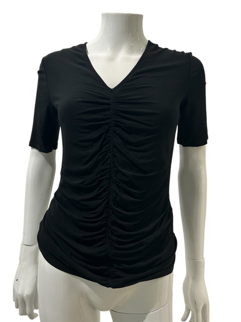 Burberry Black Pleated  Shirt