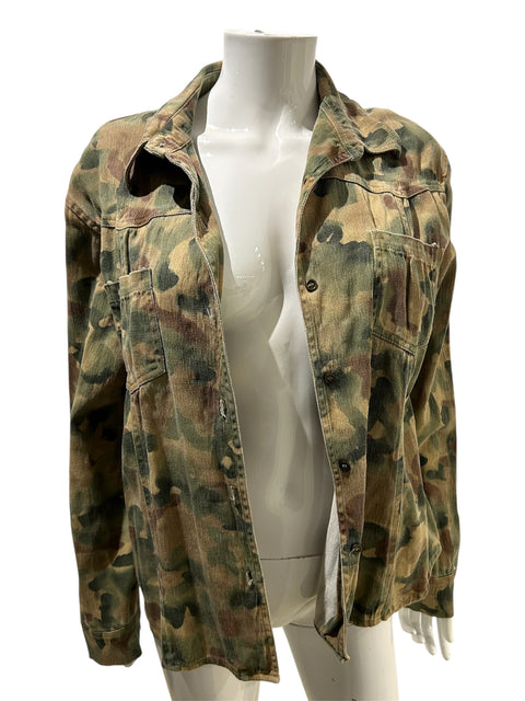 Camo Jean Shirt Jacket