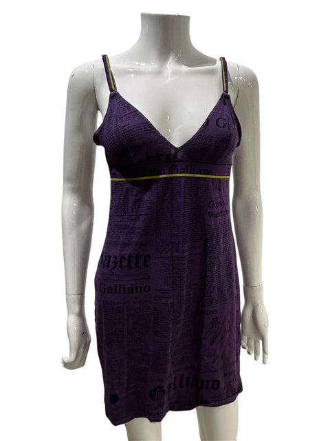 Galliano Purple Small Dress