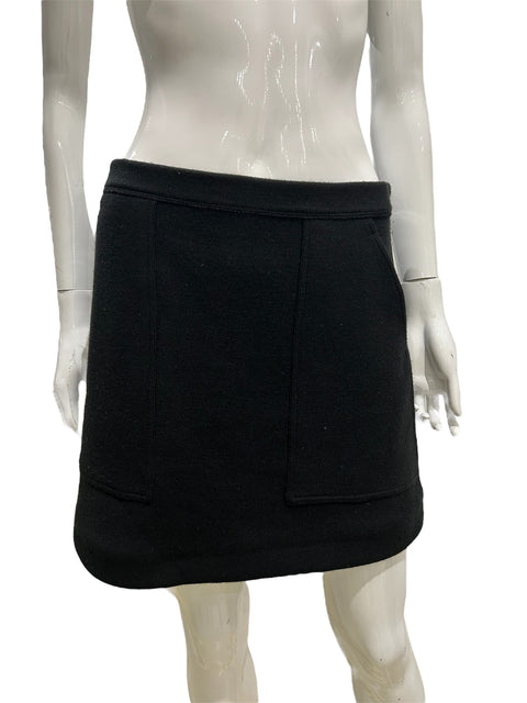 Max & Co Black Wool Mini Skirt