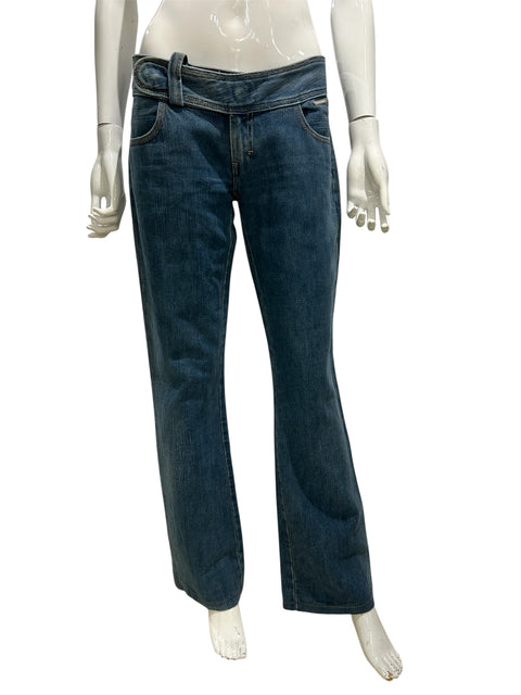Levi’s Blue Charlie Anne Heart Pocket Bootcut Jean