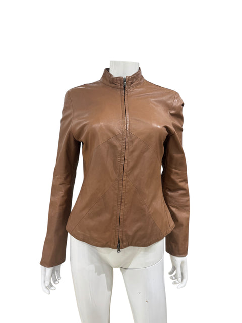 Vintage Brown Soft Leather Jacket