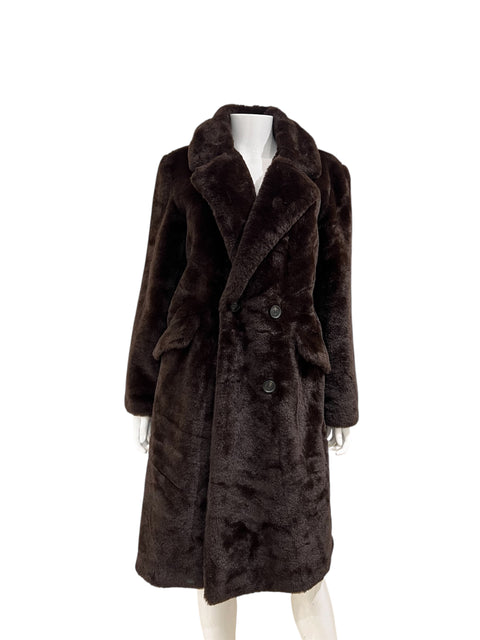 Vero Moda Long Faux Fur Brown