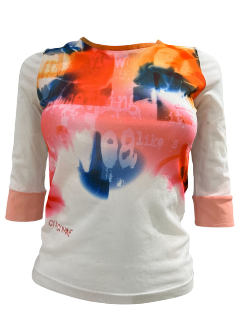 Cop Copine Multi Color Mesh Top