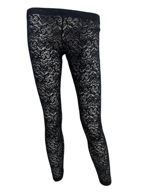Benetton Black Lace Legging