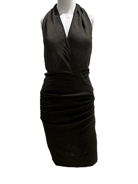 Vintage Khaki Midi Dress