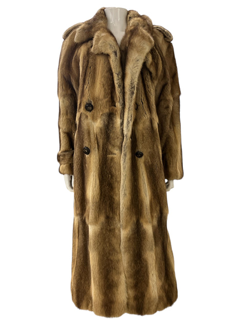 Vintage Mink Trench Coat
