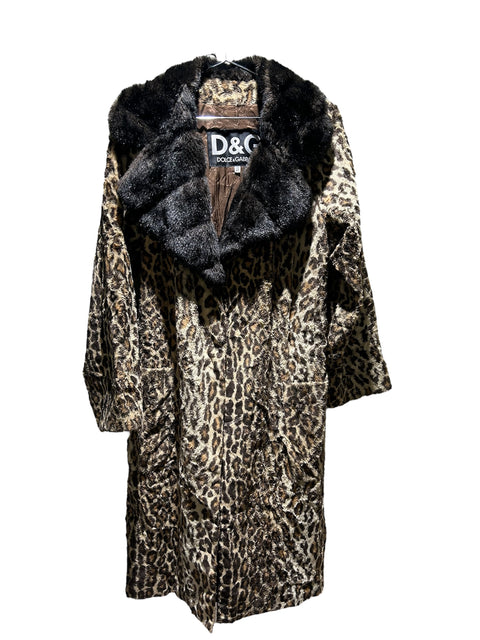 Dolce&Gabbana Long Leopard Coat