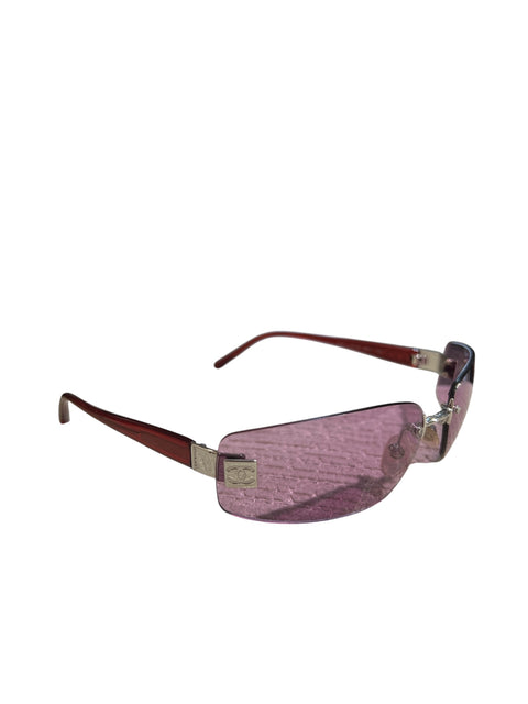 Chanel Red Purple Sunglasses