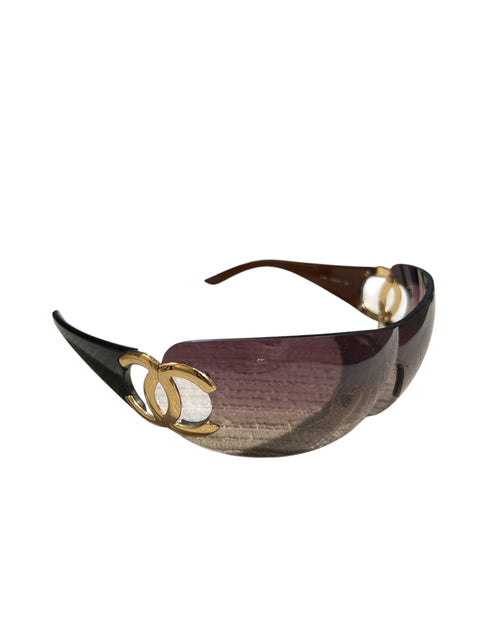 Chanel Purple Black Sunglasses