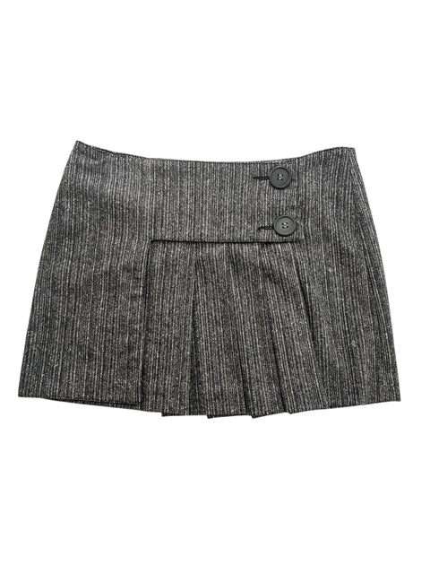 Miss Sixty Wool Grey Mini Skirt