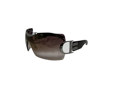 Dior Brown Silver Details Sunglasses