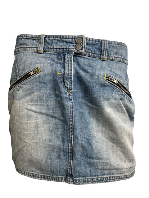 Armani Jeans Light Wash Blue Jeans Skirt