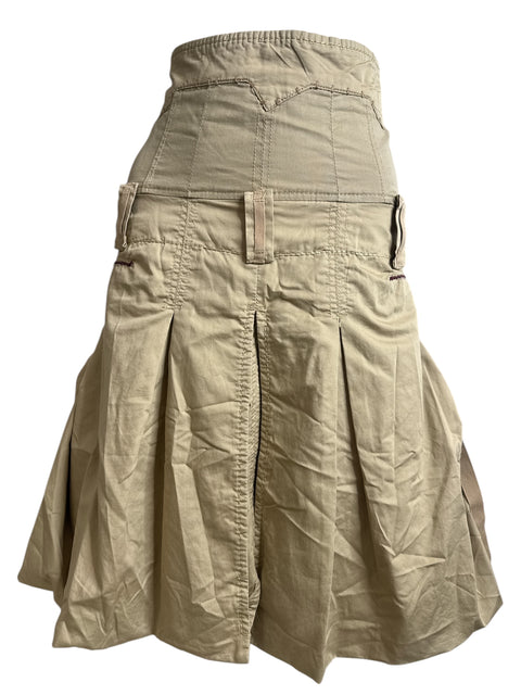 Marithé François Girbaud Beige Corset Puffy Skirt