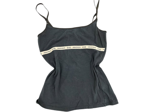 Dolce Gabbana Black Tank Top