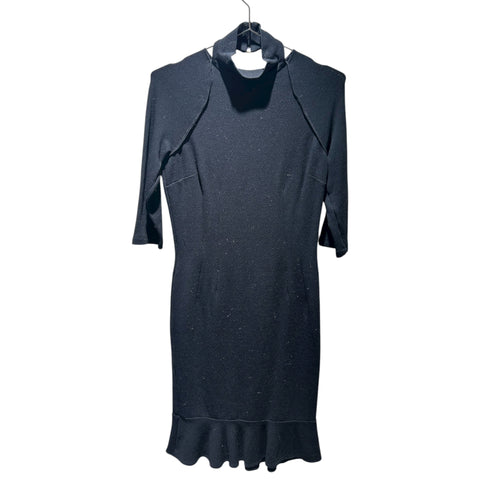 Dolce&Gabbana Black Mid Sleeve Dress
