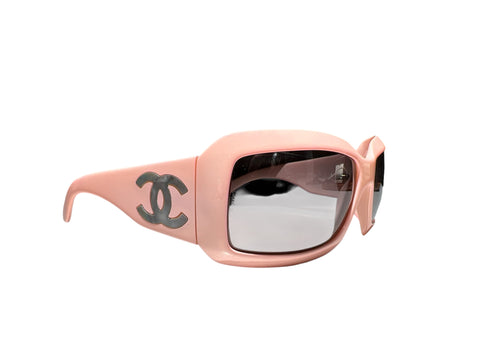 Chanel Pink Silver Sunglasses