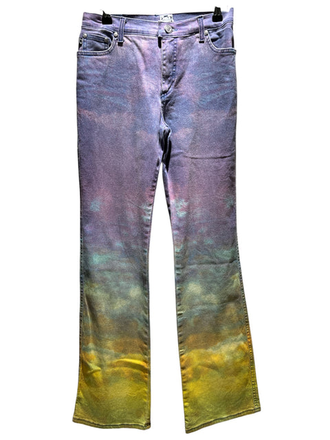 Cavalli Jeans Gradient Purple/Yellow Jean Pant