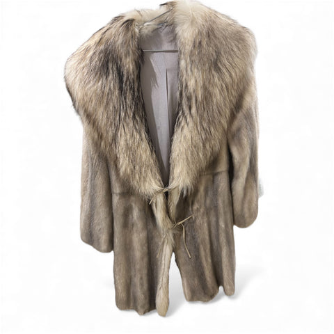 Mid Mink & Fox Fur Coat (2200$)