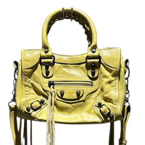 Balenciaga Yellow City Bag
