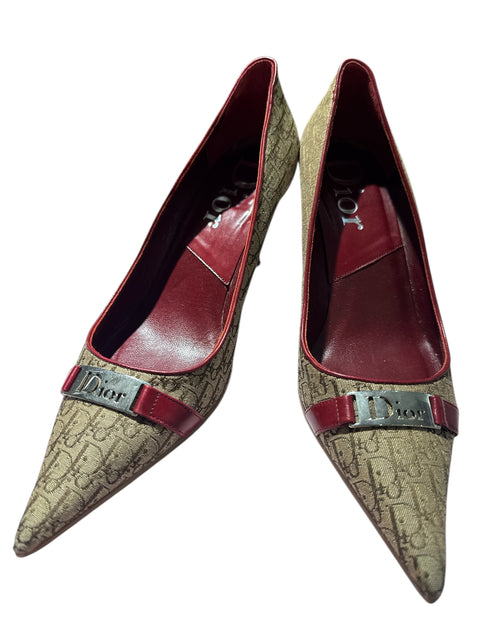 Dior Red Monogramme Heels