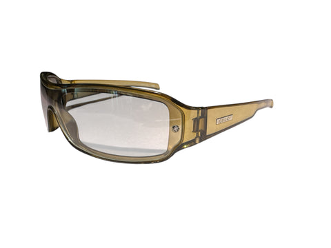 Gucci Transparent Gold Glasses