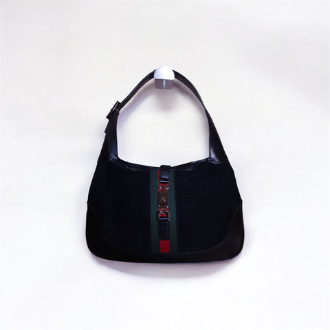 Gucci Jackie Black Suede Shoulder Bag