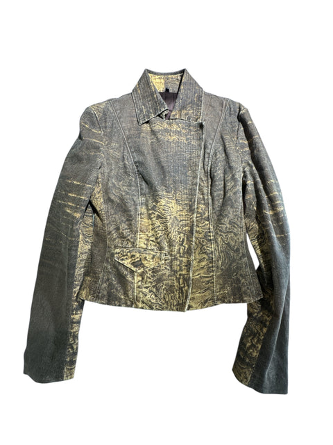 Roberto Cavalli Brown Print Jacket