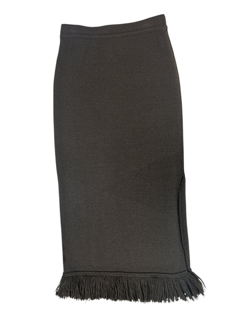 Mariella Burani Wool Brown Skirt