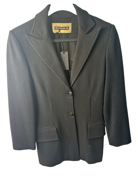 Plein Sud Black Wool Suit Set