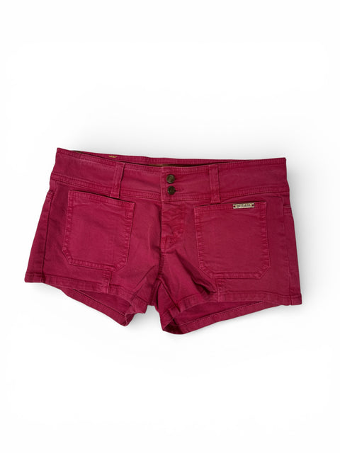 Galliano Red Mini Short