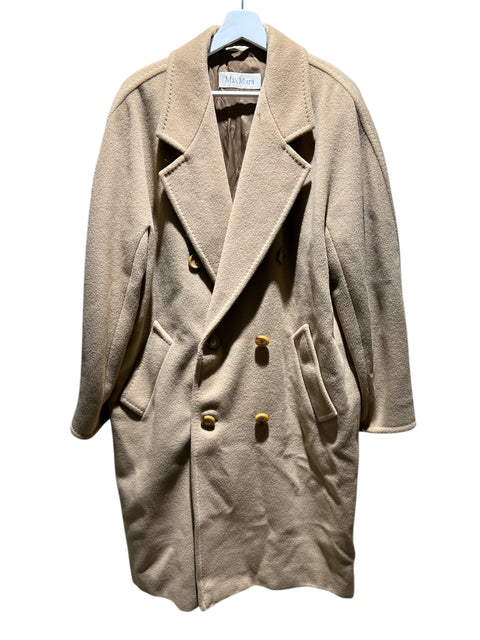 Max Mara Beige Wool Long Coat