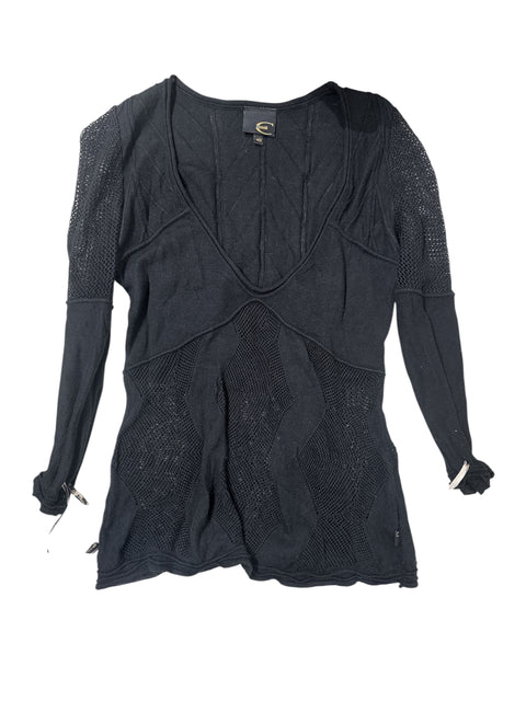 Just Cavalli Knit Black Top