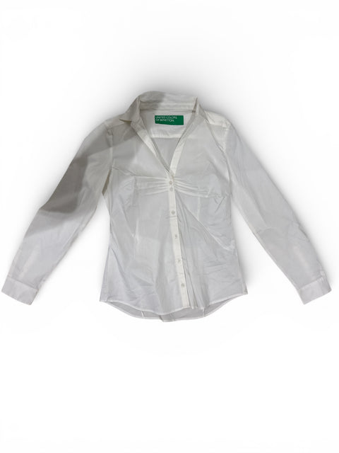 United Colors Of Benetton White Basic Shirt