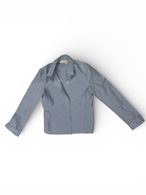 Max Mara Blue Silk Shirt