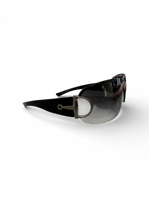 Gucci Black Silver Sunglasses