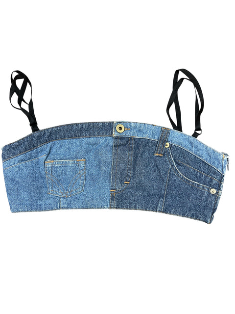 Dolce&Gabbana Crop Denim Top
