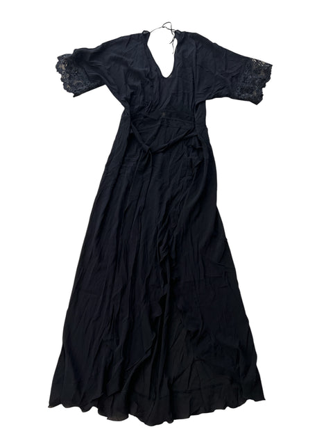 La Perla Black Fluid Backless Dress