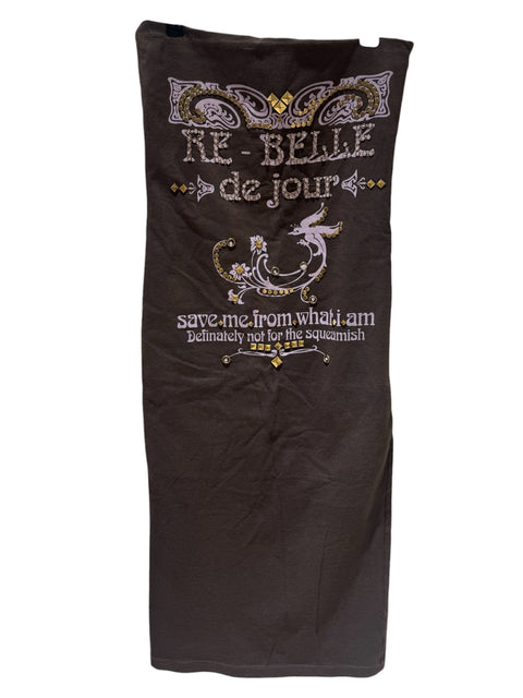 Dolce&Gabbana Brown Strapless Dress