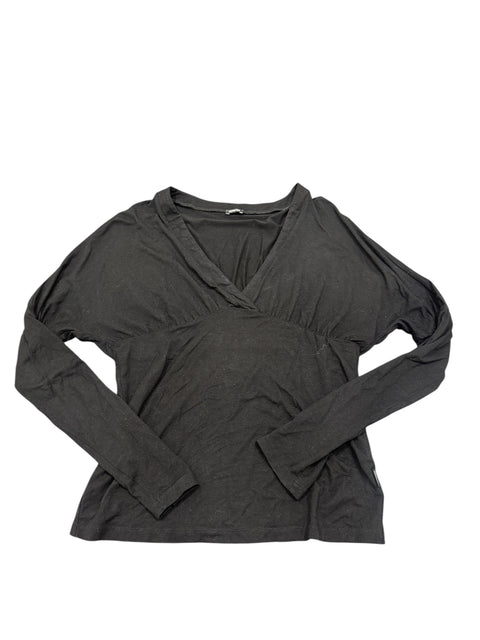 Versace Black V-Neck Long Sleeve