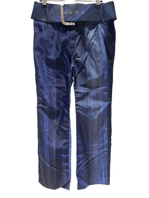 Christian Dior Blue Striped Canvas Set