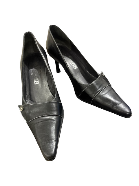 JB Martin Black Leather Heels