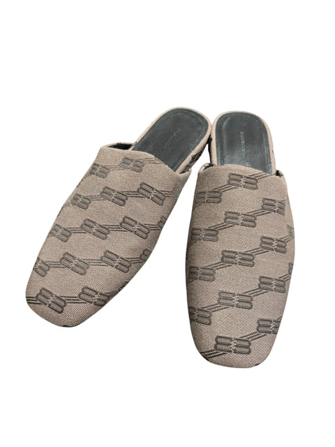 Balenciaga Canvas Flats Mules