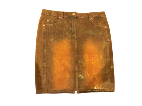 JPG Jeans Faded Orange Skirt