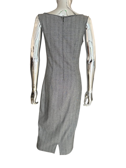 D&G Midi Houndstooth Wool Dress