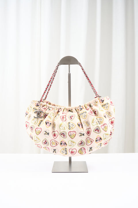 Chanel Chain Shoulder Valentine Bag
