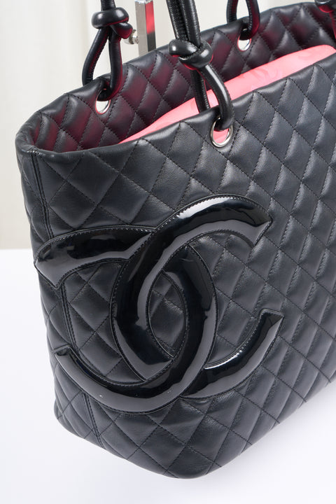Chanel Cambon Black Tote Bag