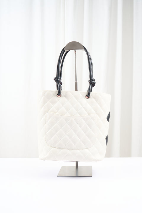 Chanel Cambon White Tote bag