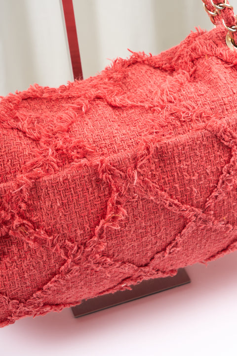 Chanel Large Nature Red Flap 2009 Bag